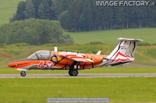 2011-07-01 Zeltweg Airpower 3416 Saab 1050Es - Austrian Armed Forces